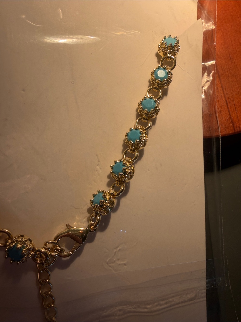 NEW Feed Me Gems Texas Turquoise “The Baby Queen” Necklace - Picture 6 of 7
